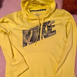 Therma Fit neon yellow Nike Sweater no tags/new